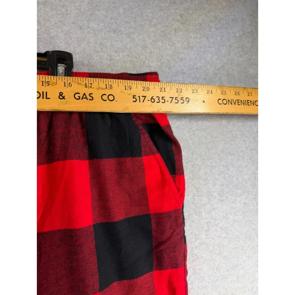 Old Navy Women’s XXL Red Black Buffalo Plaid Flannel Pajama Pants 3720